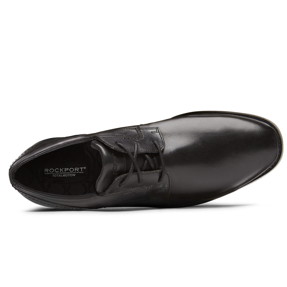 Rockport Singapore Mens Dress Shoes - Total Motion Sport Plain Toe Black - TU9138506